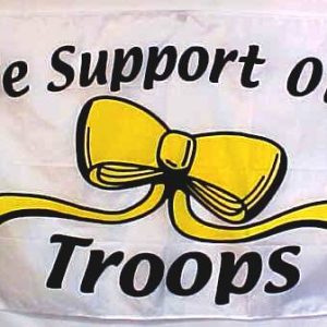 We Support Our Troops Flag