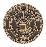 3" Navy Bronze Medallion