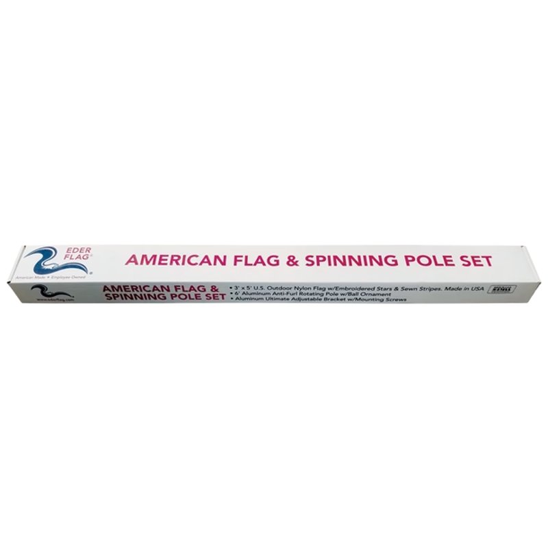 Spinning Pole American Flag Sets - Image 5