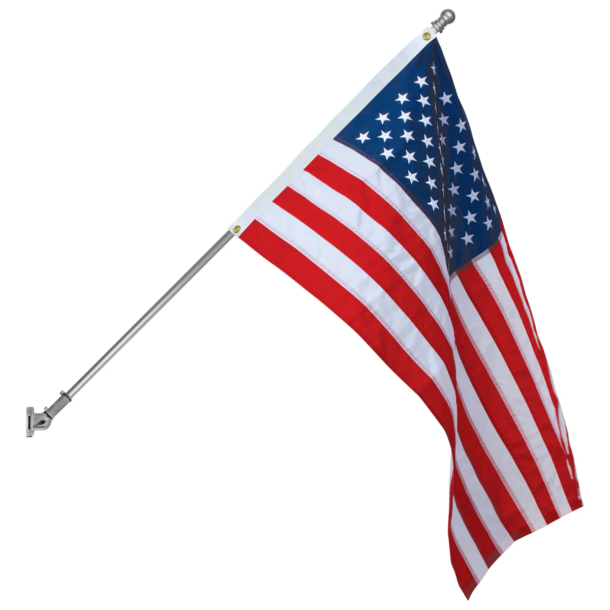 Spinning Pole American Flag Sets